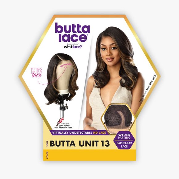 Butta Unit 13 16" Long Sensationnel Lace Front Wig Ear to Ear HD Frontal Wavy - Picture 5 of 6